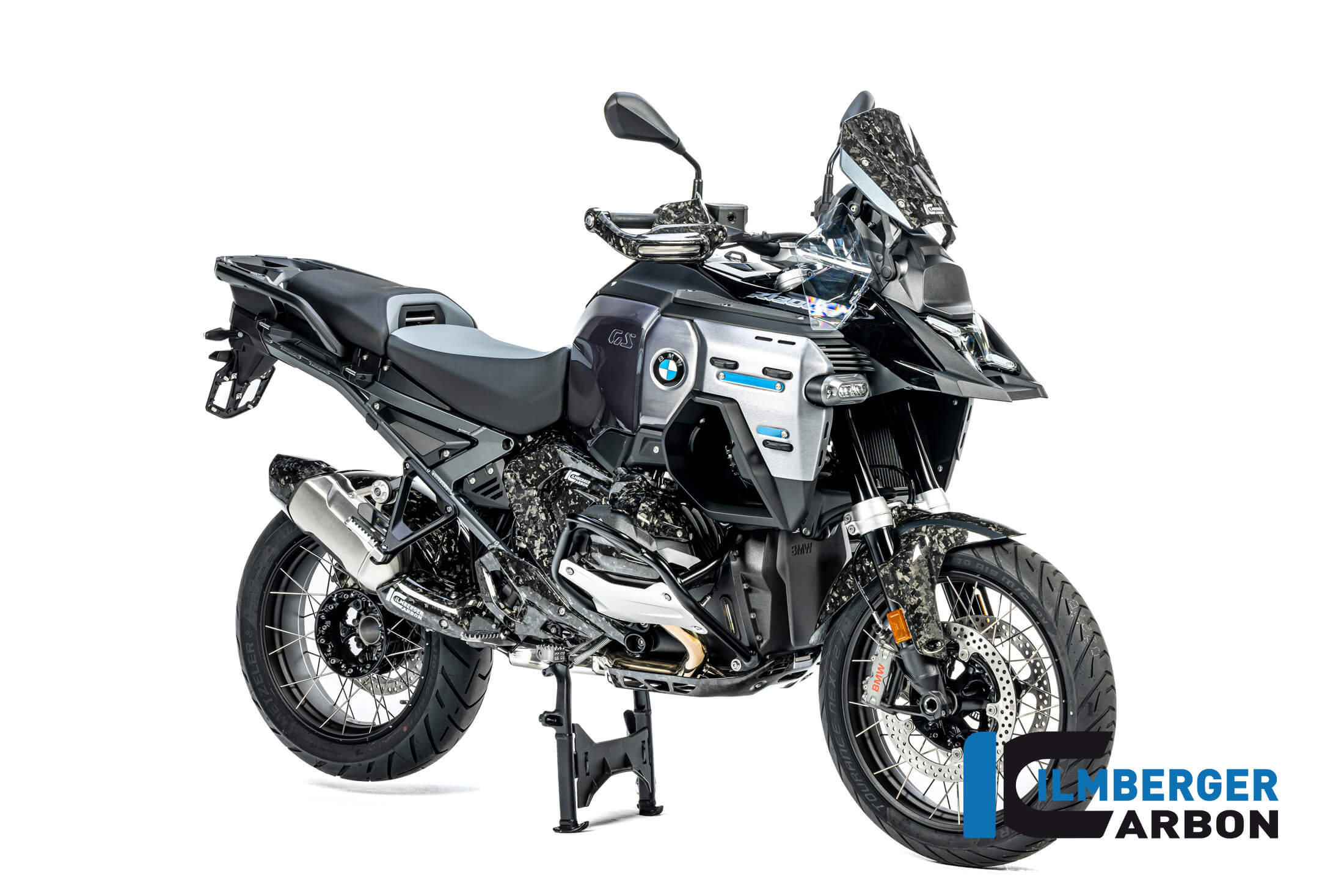 APM-PROJECT - BIKE-SECTOR - ILMBERGER CARBON - BMW R1300GS 2024+ | BLACK DIAMOND CARBON